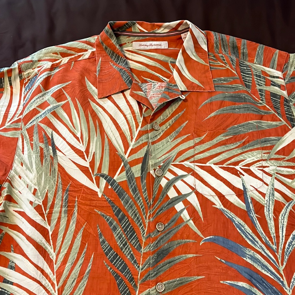 Tommy Bahama 100% silk shirt size XL